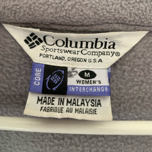 Women’s Columbia Fleece Zip Up Jacket Size Medium - Picture 3 of 8